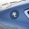 Marietta College Primary Logo Automotive Car Refrigerator Locker Vinyl Circle Magnet - 3 of 4