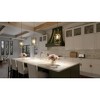 Urban Ambiance Luxury Minimalist Pendant Light,  13.125"H x 8.25"W,  Brushed Bronze Finish, UHP3252 - 2 of 4