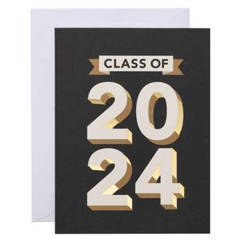24ct Graduation Blank Notes Class of 2024 Hot Stamp