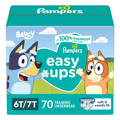 Pampers Easy Ups Bluey Disposable Training Pants - 6T-7T - 70ct