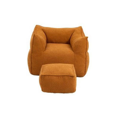 SYFERLORY COOLMORE Bean Bag Chair Lazy Sofa/Footstool Durable Comfort Lounger High Back Bean Bag Chair Couch