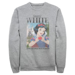 Men's Snow White and the Seven Dwarves Don't Take Apples From Strangers Poster Sweatshirt - 1 of 4