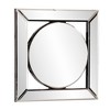 Howard Elliott 12"x12" Lula Square and Round Accent and Wall Mirror: Beveled Edge, Glass Frame, No Assembly Required - image 3 of 4