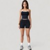 Anna-Kaci Active Women's High Waist Athletic Shorts with Stretch Fabric and Contour Fit Waistband - 2 of 4
