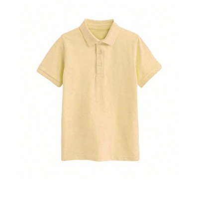 Kids 2 Pack Boys Back To School Pique Polo Shirts