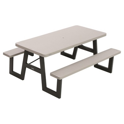 Rectangle Picnic Table Beige - Lifetime 