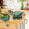 Design Imports Dark Green Asst Dishtowel & Dishcloth Set/5 - 4 of 4