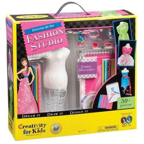 Fashion Design Kits for Girls  Fashion designer studio, Fashion design for  kids, Fashion design