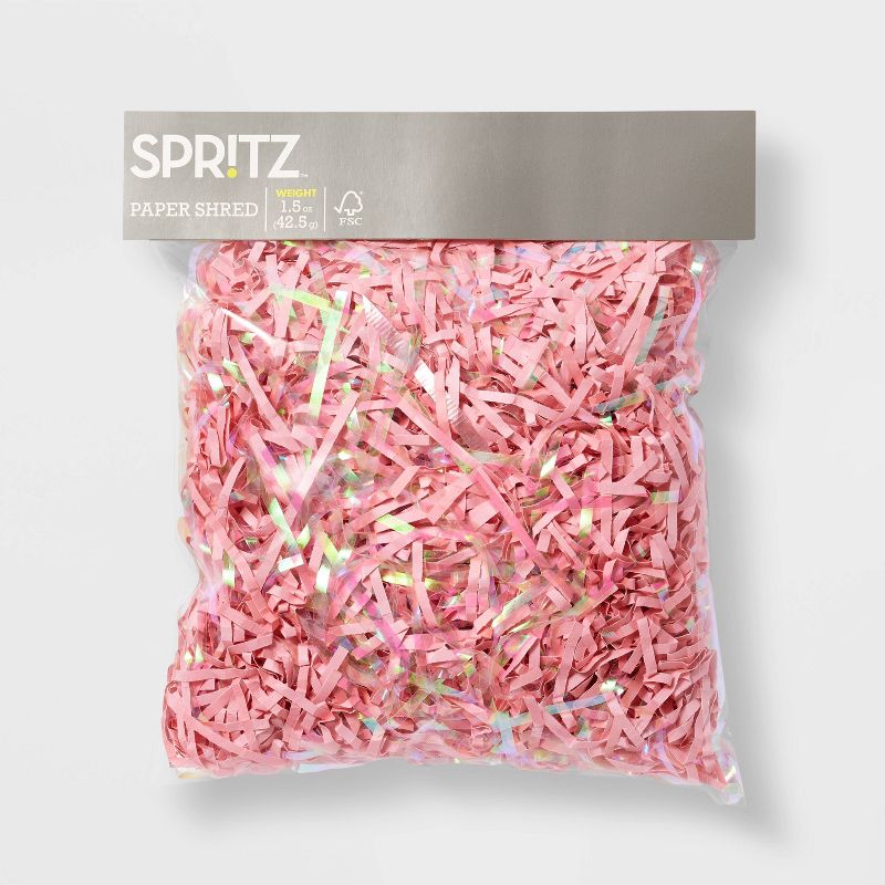 Iridescent Paper Shred Pink - Spritz&#8482;, 3 of 4
