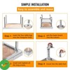 Equipment Grill Stand Table | Stainless Steel 24"x28"x24" | 1000 lbs Top Shelf, 220 lbs Bottom Shelf - 4 of 4