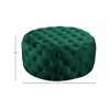 Meridian Furniture,Addison Velvet Ottoman/Bench - 3 of 4