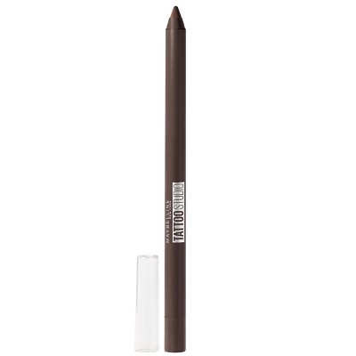 Maybelline Tattoo Studio Sharpenable Gel Pencil Waterproof Longwear Eyeliner  - Bold Brown - 0.04oz : Target