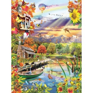 Sunsout Autumn Lake 500 pc   Jigsaw Puzzle 25038 - 1 of 4