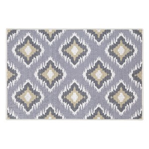 Sussexhome Tetra Collection Cotton Heavy Duty Low Pile Area Rug , 2' x 3' - 1 of 4