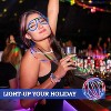 Joyfy 120 Pcs 4th of July Glow Sticks Bulk, 8” Red White Blue Striped Light-Up Sticks, Glow Stick Party Kit for Independence Day Favors Supplies - 2 of 4