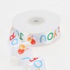 Unique Bargains 0.98"x72.18' Letter Print Gift Ribbon - 2 of 4