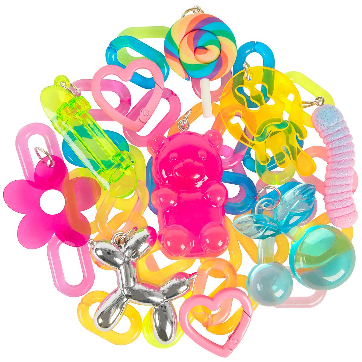 Fashion Angels: Chunky Charms & Chains - So Rad - Accessory Design Kit, Kids 8+ - thumbnail 4
