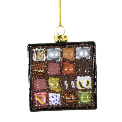 Holiday Ornament 3.5" Box Of Chocolates Candy Valentine's Day Love Food  -  Tree Ornaments