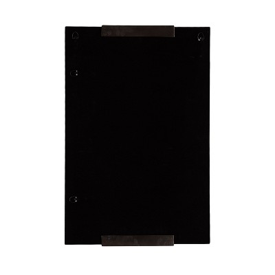 Bronze Frameless Rectangular Wall Mirror with Beveled Edges