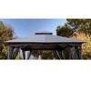 Gulches 10x10 Ft Patio Double Roof Gazebo Replacement Canopy Top Fabric - Stylish and Durable Outdoor Cover for Gatherings, Gray - 4 of 4