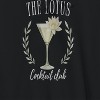 Rerun Island Men's Lotus Cocktail Club Luxury Paradise Drama Long Sleeve Graphic Cotton Sweatshirt Hoodie - 2 of 4