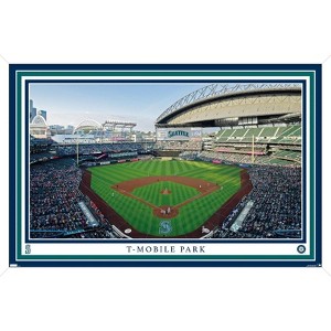 Trends International MLB Seattle Mariners - T-Mobile Park 22 Framed Wall Poster Prints - 1 of 4