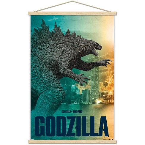 Trends International Godzilla Vs. Kong - Godzilla Magnetic Framed Wall ...