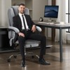 Vynxaria Massage Office Chair with Heat and 6 Vibration Points,Executive Office Chair with Foot Rest and Padded Armrests,Reclining Backrest and Wheels - 2 of 4