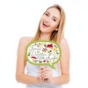 Big Dot of Happiness Wild Mushrooms - Red Toadstool Party Photo Booth Props Kit - 20 Count - 3 of 4