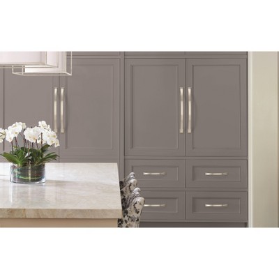 Satin Nickel 18-Inch Brushed Appliance Pull with Mounting Hardware