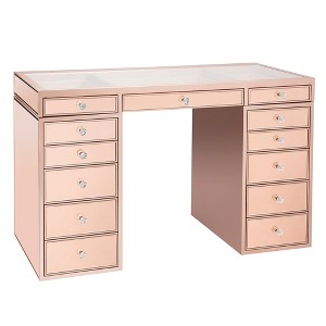Impressions Vanity SlayStation® Plus Premium Mirrored Vanity Table - 1 of 4