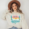 Simply Sage Market Women's Graphic Sweatshirt Seek The Horizon - image 2 of 3