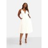 Rebdolls Women's Iris Criss Cross Back Midi Skater Dress - 3 of 4