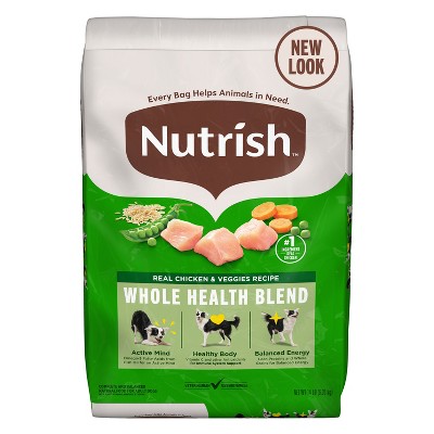 Nutrish Whole Health Blend Real Chicken and Vegetable Recipe Dry Dog Food - 14lbs