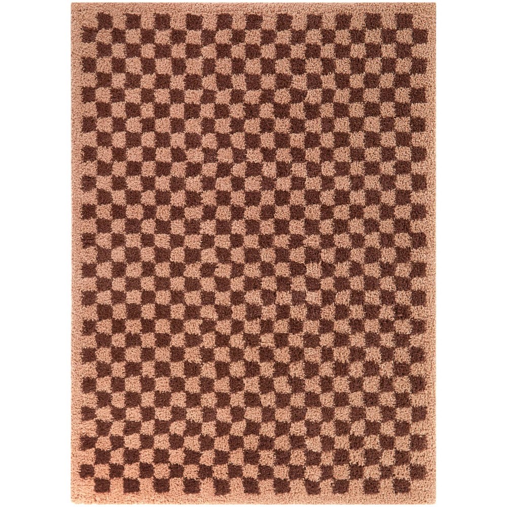 Photos - Area Rug 6'7"x9' Covey Checkered Kids'  Red - Balta Rugs