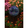 Very Cool Stuff Mosaic Glass Gazing Globe with Hanging Chain, Blue & Purple Geometric Tile, 10in - 3 of 3