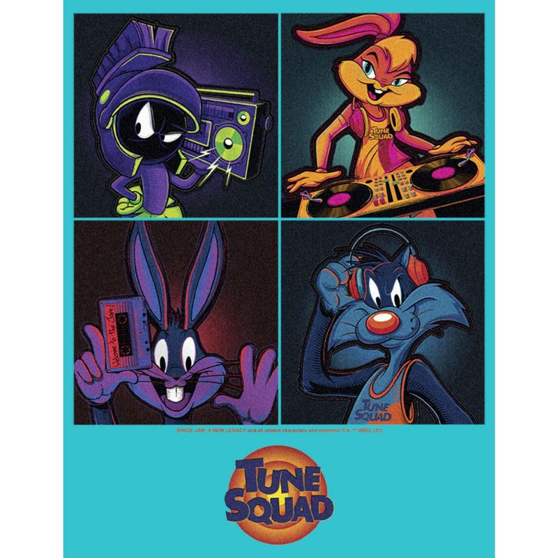 Girl's Space Jam: A New Legacy Tune Squad Music T-Shirt, 2 of 5