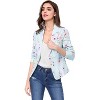 INSPIRE CHIC Women's Notched Lapel Open Front Business Casual Blazer - 3 of 4