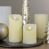 Northlight 4" Off White Flameless Battery Operated Flickering Wax LED Candle - 2 of 4