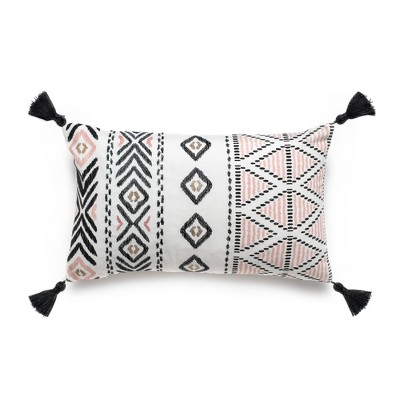 12"x20" Oversize Jacinth Bohemian Lumbar Throw Pillow - Sure Fit