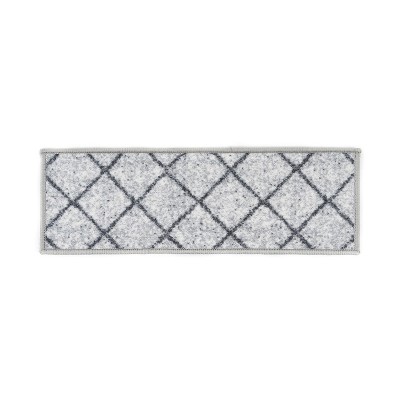 World Rug Gallery Contemporary Trellis Non-Slip Stair Treads