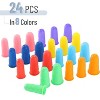 JDICTION 24-Piece Silicone Finger Protector Set - Heat Resistant Thimble Guards For Hot Glue Gun Safety - 2 of 4
