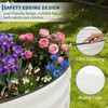 Acekool Galvanized Raised Garden Bed Kit, Oval Open-Bottom Metal Planter Box for Vegetables, Flowers, Herbs and Fruits - 4 of 4
