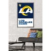 Trends International NFL Los Angeles Rams - Logo 20 Framed Wall Poster Prints - 2 of 4
