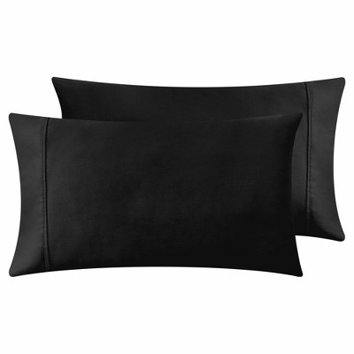 black cotton pillowcases