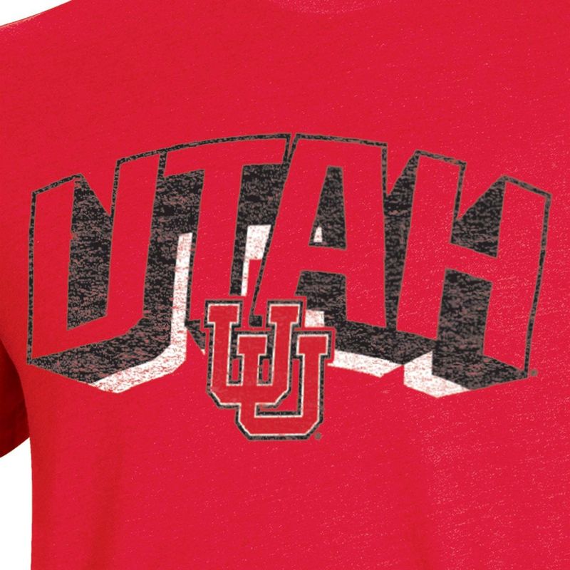 NCAA Utah Utes Men&#39;s Biblend T-Shirt, 3 of 4