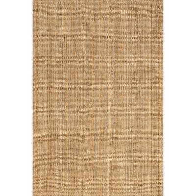 Nuloom Ashli Solid Farmhouse Jute Indoor Area Rug