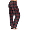 Ashford & Brooks Women's Super Soft Flannel Plaid Pajama Sleep Pants - 3 of 4