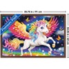 Trends International Kayomi Harai - Pegasus Rainbow Flight Framed Wall Poster Prints - 3 of 4
