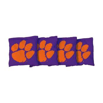 NCAA Clemson Tigers Corn-Filled Cornhole Bags Purple - 4pk